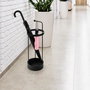 Aberto Design Paragüero Metálico Negro
